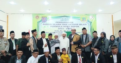 Ketua MUI Kota Depok membuka Acara Pelantikan dan Halal bihalal pengurus Daerah FORMULA
