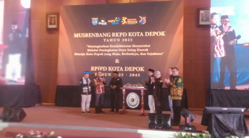 Walikota Depok Secara Resmi Membuka Musrembang RKPD Tahun 2025 Dan RPJPD Kota Depok 2025-2045