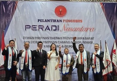 Resmi Dilantik Ketua DPC Peradi Nusantara Kota Depok Anita Sally Siap jalankan Program 