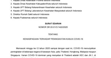 “Kemenkes: Jangan Lengah! Waspadai Potensi Penyebaran COVID-19 Varian Baru”