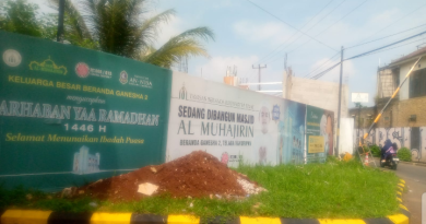Gotong Royong Membangun Masjid Al-Muhajirin