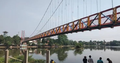 Jembatan Gantung Juara Bakal Di Perbaik,Gelombang Singgung Tanpa Rekomentik BBWSCC