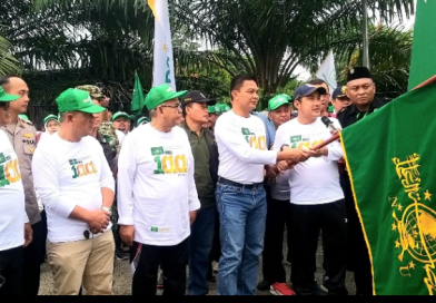 Ribuan Warga Antusias Ikuti Lomba Jalan Santai Kebangsaan 