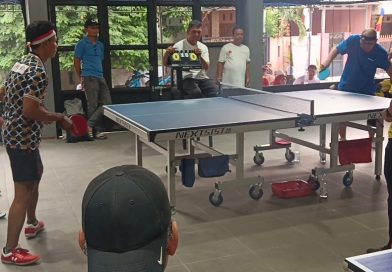 Semarak Turnamen Tenis Meja Antar media di Pelita 15 Table Tennis Club Depok