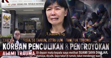 *Melihat Suami Dihajar & Dibawa Paksa, istri Fam Fuk Tjhong/UUN berlinang air mata, trauma berat, Kini Suara Ketukan Pintu jadi teror*