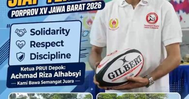 “Rugby Depok Siap Tempur! Achmad Riza Alhabsyi Usung Misi Besar ke Porprov Jawa Barat 2026”