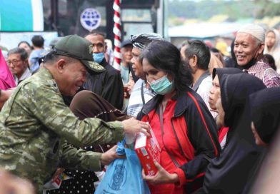 Kodam XXII/TB Salurkan 30 Ribu Paket Sembako Bantuan Presiden di Kalteng