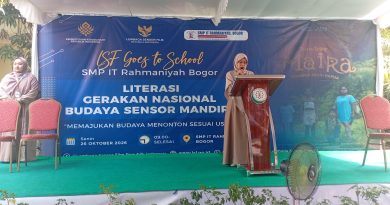 SMP IT Rahmaniyah Bogor Majukan Budaya Lewat Literasi Gerakan Nasional Budaya Sensor Mandiri